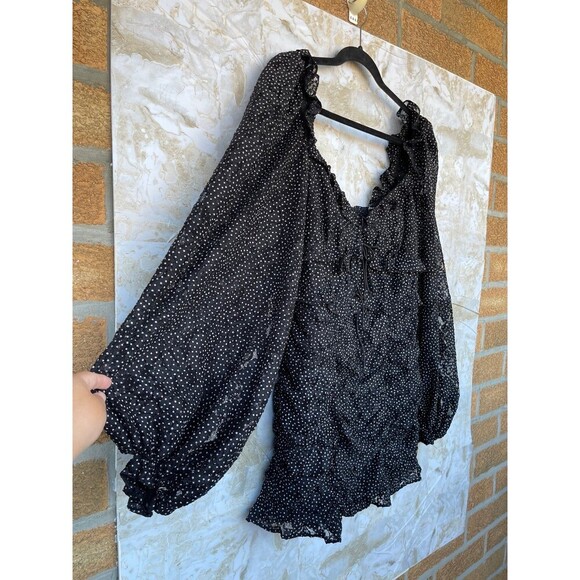 For Love & Lemons  Lelia Mini Dress in Black size XL - Picture 10 of 12